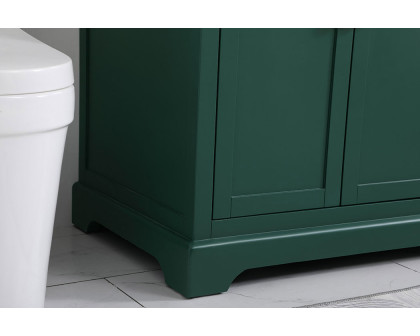 Elegant Bathroom Vanity - Green (VF60242GN)