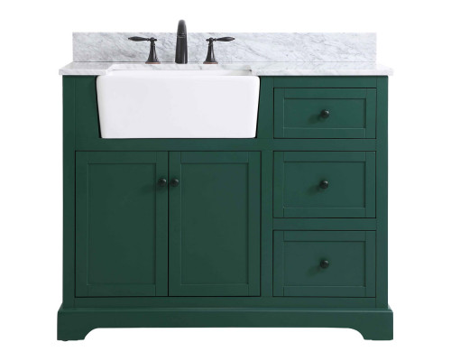 Elegant Bathroom Vanity - Green (VF60242GN-BS)