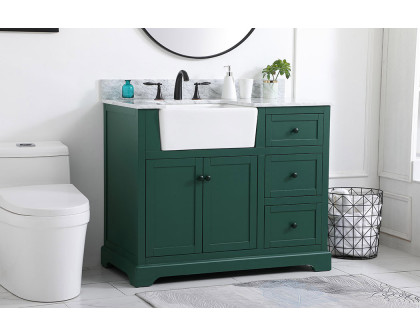 Elegant Bathroom Vanity - Green (VF60242GN-BS)