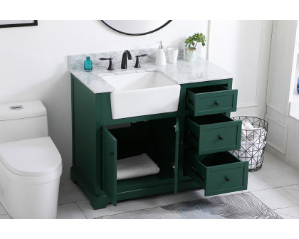 Elegant Bathroom Vanity - Green (VF60242GN-BS)