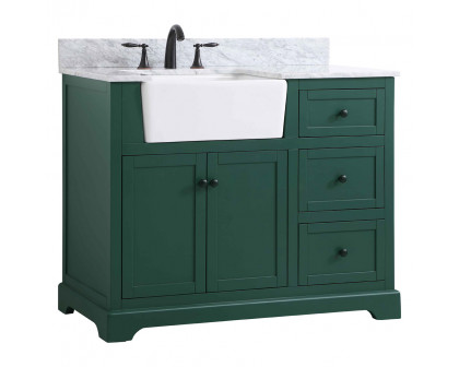 Elegant Bathroom Vanity - Green (VF60242GN-BS)