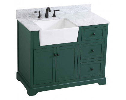 Elegant Bathroom Vanity - Green (VF60242GN-BS)