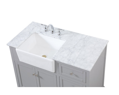 Elegant Bathroom Vanity - Gray (VF60242GR)