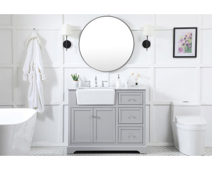 Elegant Bathroom Vanity - Gray (VF60242GR)