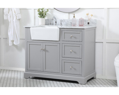 Elegant Bathroom Vanity - Gray (VF60242GR-BS)