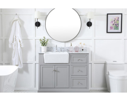 Elegant Bathroom Vanity - Gray (VF60242GR-BS)