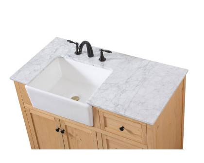 Elegant Bathroom Vanity - Natural Wood (VF60242NW)