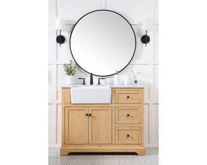 Elegant Bathroom Vanity - Natural Wood (VF60242NW)