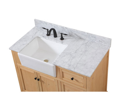 Elegant Bathroom Vanity - Natural Wood (VF60242NW-BS)