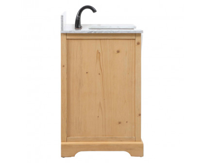 Elegant Bathroom Vanity - Natural Wood (VF60242NW-BS)