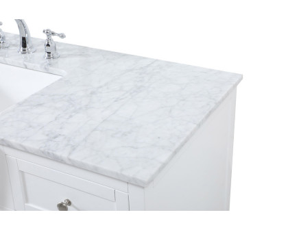 Elegant Bathroom Vanity - White (VF60242WH)