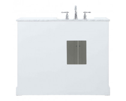 Elegant Bathroom Vanity - White (VF60242WH)