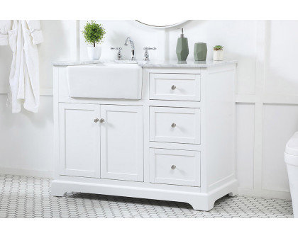 Elegant Bathroom Vanity - White (VF60242WH)