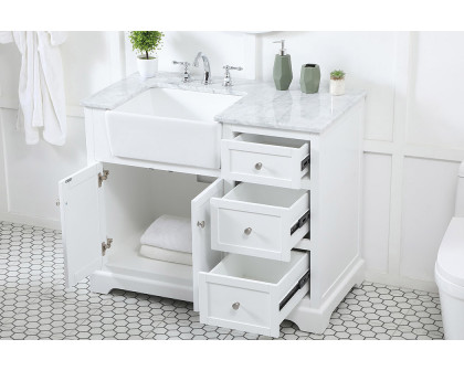 Elegant Bathroom Vanity - White (VF60242WH)