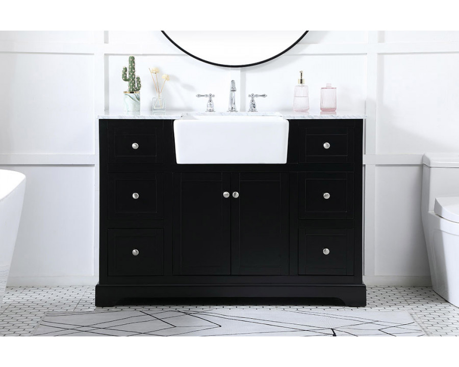 Elegant Bathroom Vanity - Black (VF60248BK)