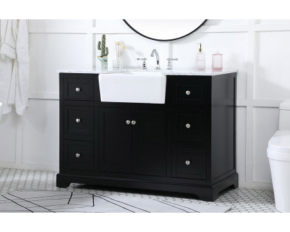 Elegant Bathroom Vanity - Black (VF60248BK)