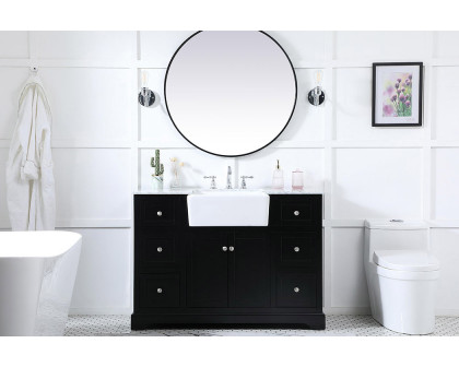 Elegant Bathroom Vanity - Black (VF60248BK)