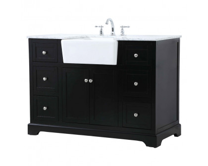 Elegant Bathroom Vanity - Black (VF60248BK)