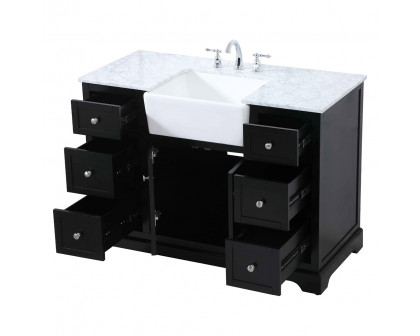 Elegant Bathroom Vanity - Black (VF60248BK)