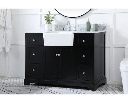 Elegant Bathroom Vanity - Black (VF60248BK-BS)