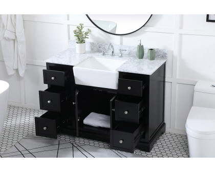 Elegant Bathroom Vanity - Black (VF60248BK-BS)