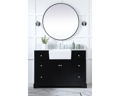 Elegant Bathroom Vanity - Black (VF60248BK-BS)