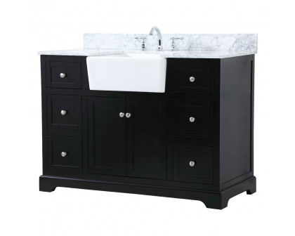 Elegant Bathroom Vanity - Black (VF60248BK-BS)