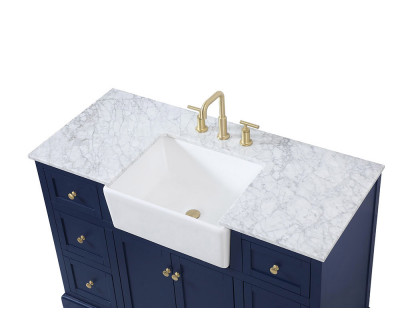 Elegant Bathroom Vanity - Blue (VF60248BL)