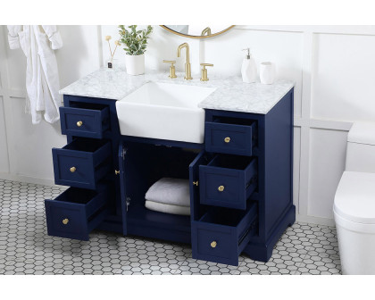 Elegant Bathroom Vanity - Blue (VF60248BL)