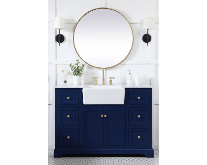 Elegant Bathroom Vanity - Blue (VF60248BL)