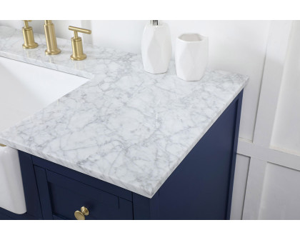 Elegant Bathroom Vanity - Blue (VF60248BL)