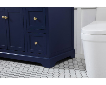 Elegant Bathroom Vanity - Blue (VF60248BL)