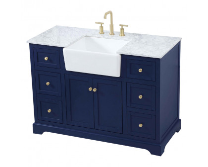 Elegant Bathroom Vanity - Blue (VF60248BL)