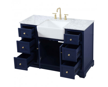 Elegant Bathroom Vanity - Blue (VF60248BL)