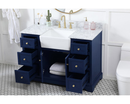 Elegant Bathroom Vanity - Blue (VF60248BL-BS)