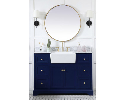 Elegant Bathroom Vanity - Blue (VF60248BL-BS)