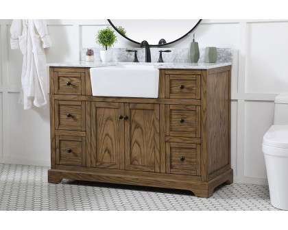 Elegant Bathroom Vanity - Driftwood (VF60248DW-BS)