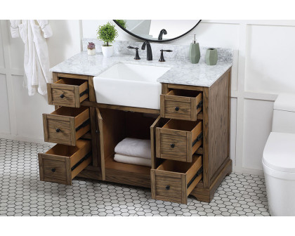 Elegant Bathroom Vanity - Driftwood (VF60248DW-BS)