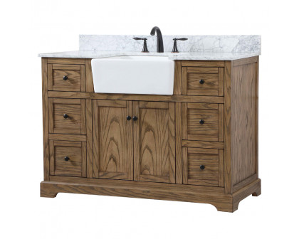 Elegant Bathroom Vanity - Driftwood (VF60248DW-BS)