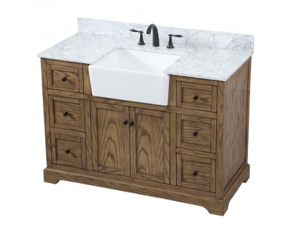 Elegant Bathroom Vanity - Driftwood (VF60248DW-BS)