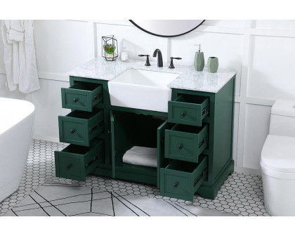 Elegant Bathroom Vanity - Green (VF60248GN)