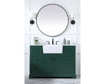 Elegant Bathroom Vanity - Green (VF60248GN)