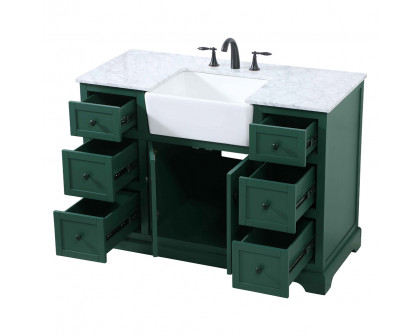 Elegant Bathroom Vanity - Green (VF60248GN)