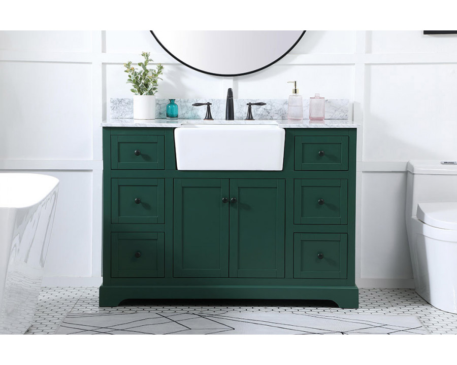 Elegant Bathroom Vanity - Green (VF60248GN-BS)