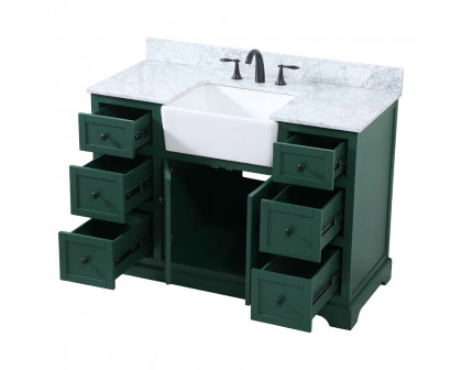 Elegant Bathroom Vanity - Green (VF60248GN-BS)