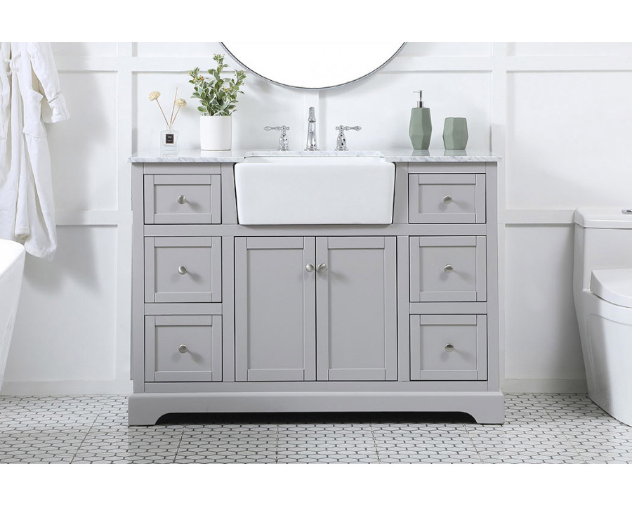 Elegant Bathroom Vanity - Gray (VF60248GR)