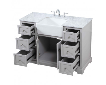 Elegant Bathroom Vanity - Gray (VF60248GR)