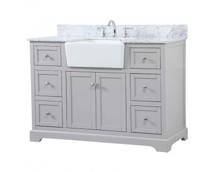 Elegant Bathroom Vanity - Gray (VF60248GR-BS)