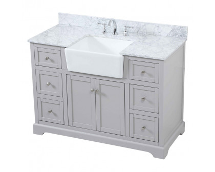 Elegant Bathroom Vanity - Gray (VF60248GR-BS)