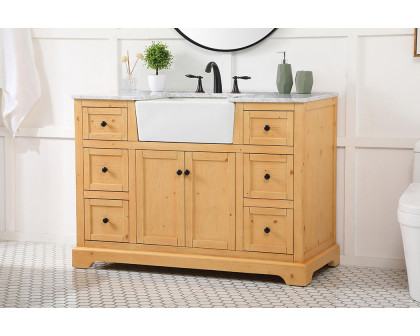 Elegant Bathroom Vanity - Natural Wood (VF60248NW)